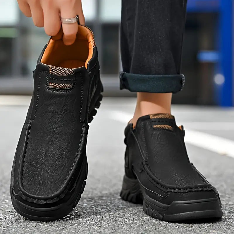 🌸🌸LAST DAY SAVE 49% -Men's Orthopedic Leather Slip-On Shoes ✨