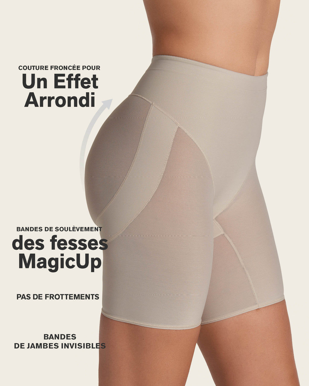 Firm Compression Butt Lifter Shaper Short