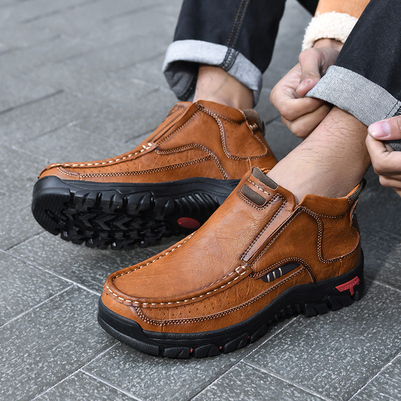 🌸🌸LAST DAY SAVE 49% -Men's Orthopedic Leather Slip-On Shoes ✨