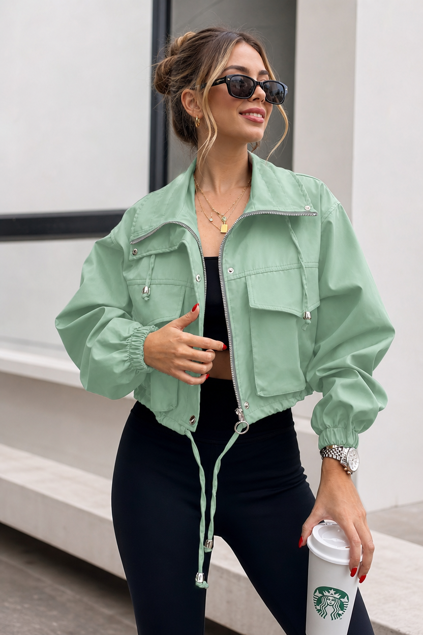 🌸🌸 Lightweight Pocket Women Outerwear 🍂