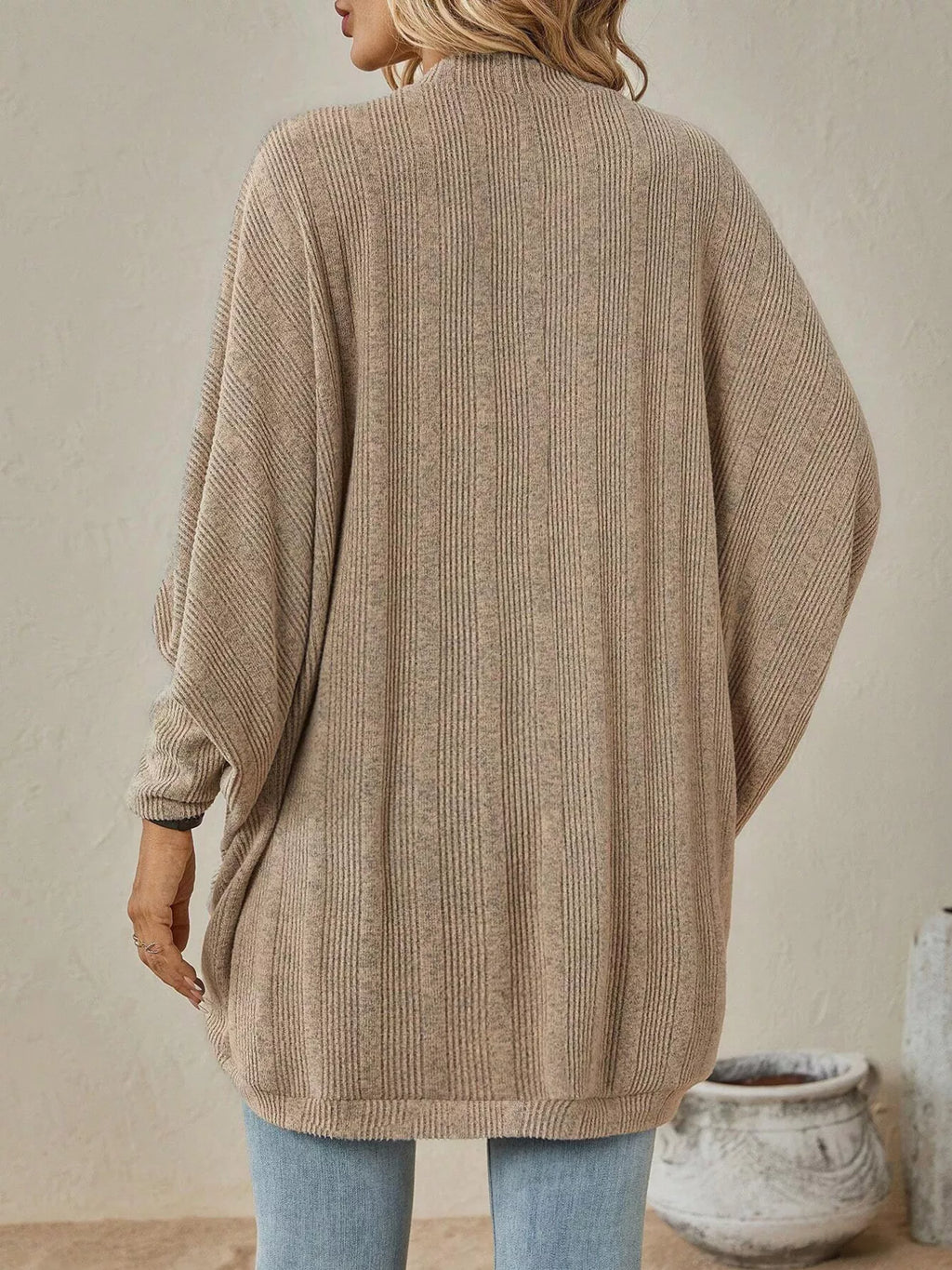 🌷Cozy Oversized Open Front Knit Cardigan