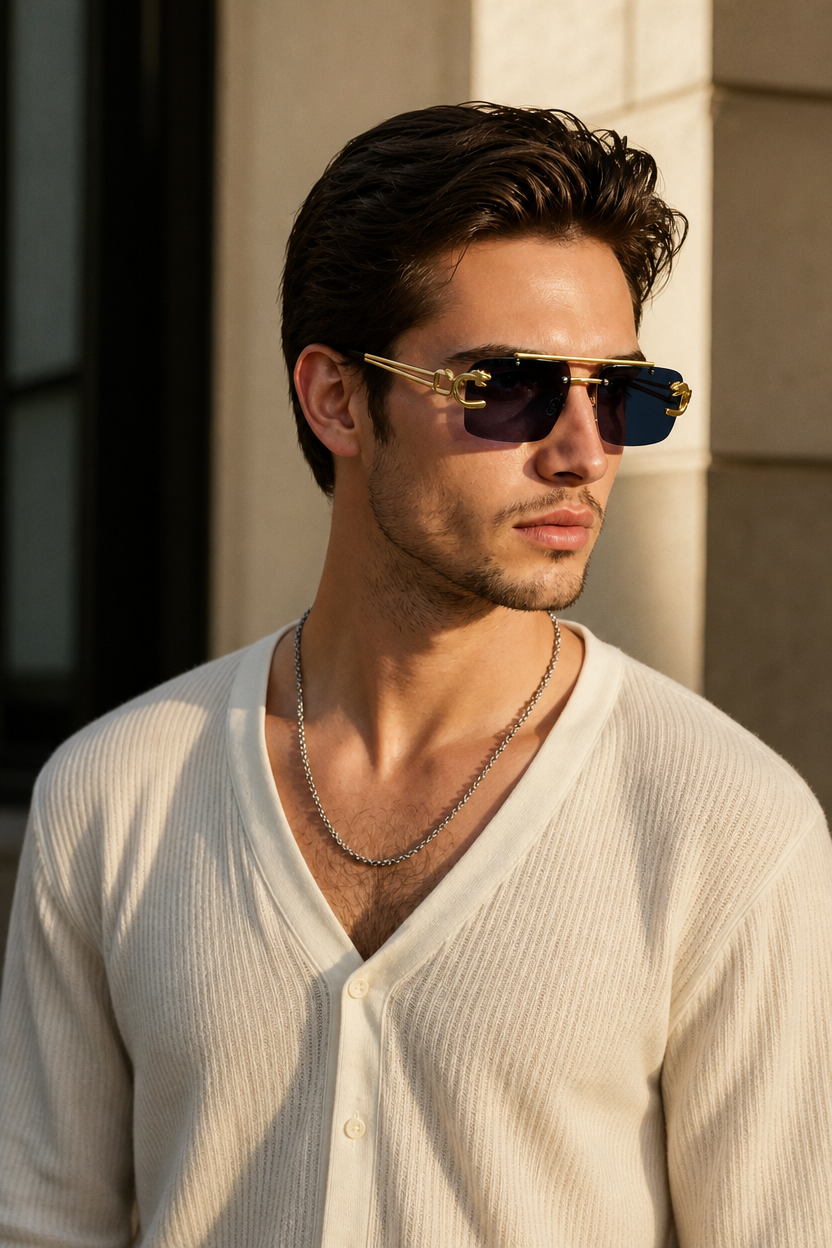 🌸🌸 Casual Outdoor Rimless Fashion Sunglasses 🪩
