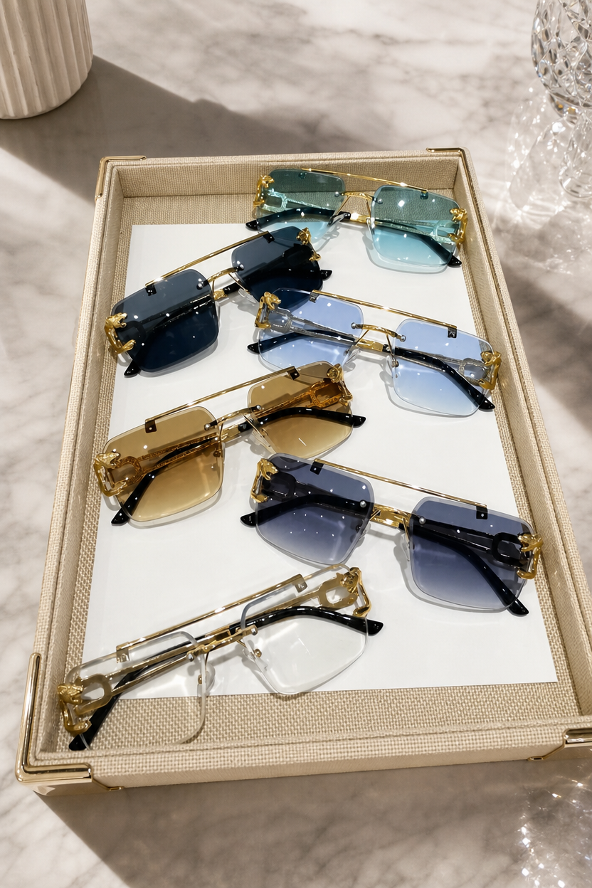 🌸🌸 Casual Outdoor Rimless Fashion Sunglasses 🪩