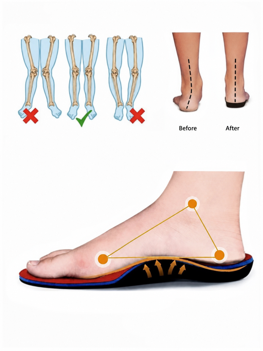 🌸🌸 Hot Sale 🔥Orthopaedic Sneakers｜Great Arch‑Support For Sore Feet🚶‍♀️