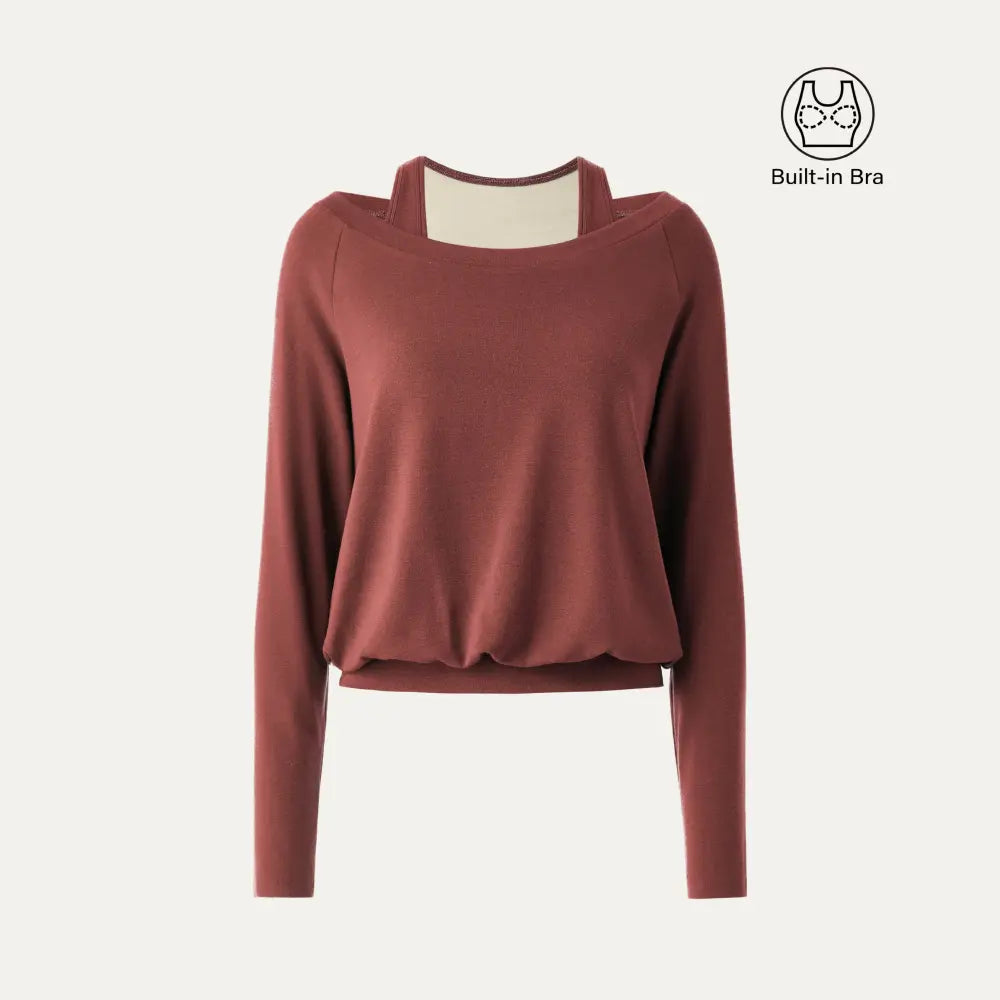 💥Save More | Women's Heat-Tech Long Sleeve Top - Lightweight Everyday Layering Shirt