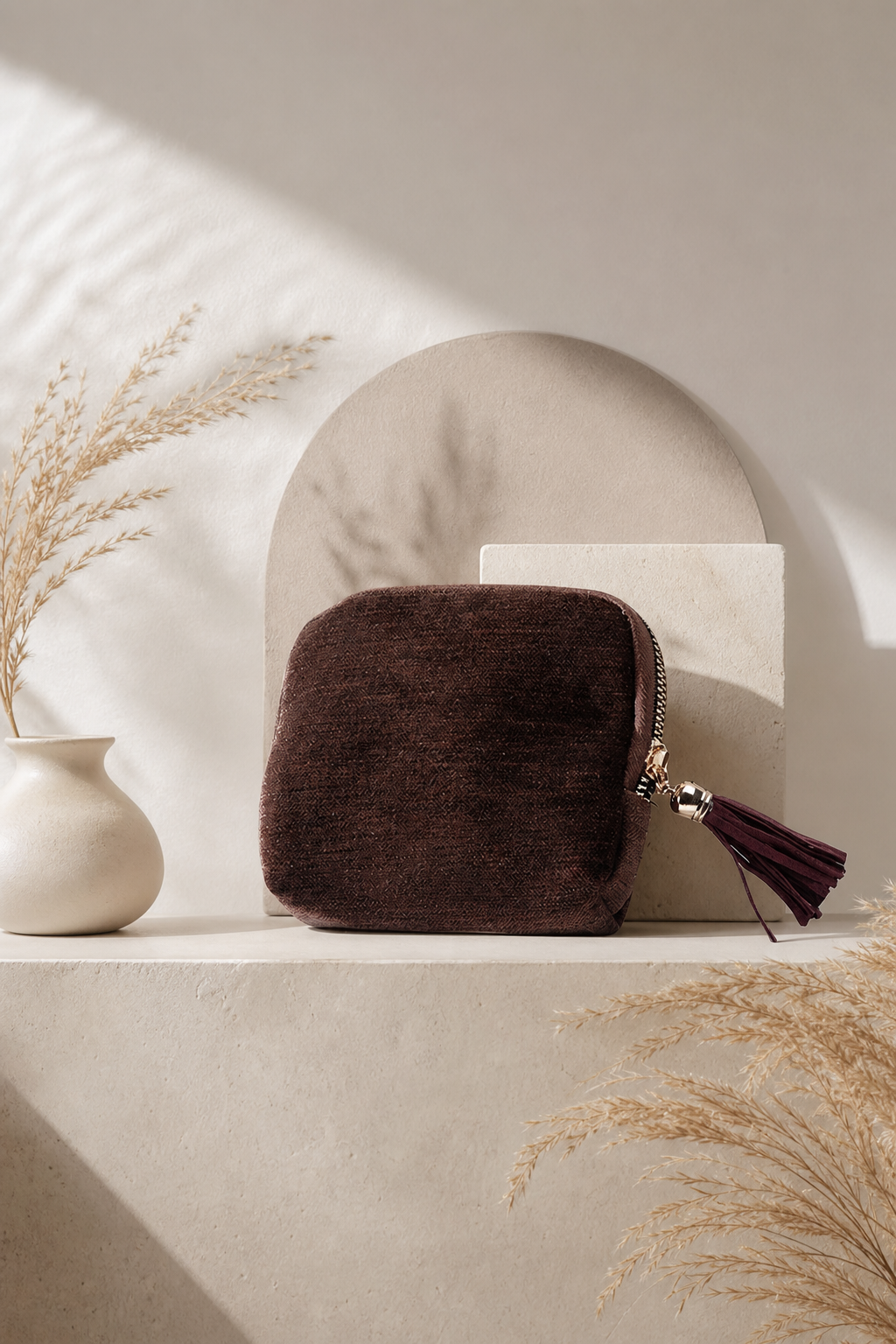 ✨ Compact Tassel Zipper Jewelry Pouch 💎