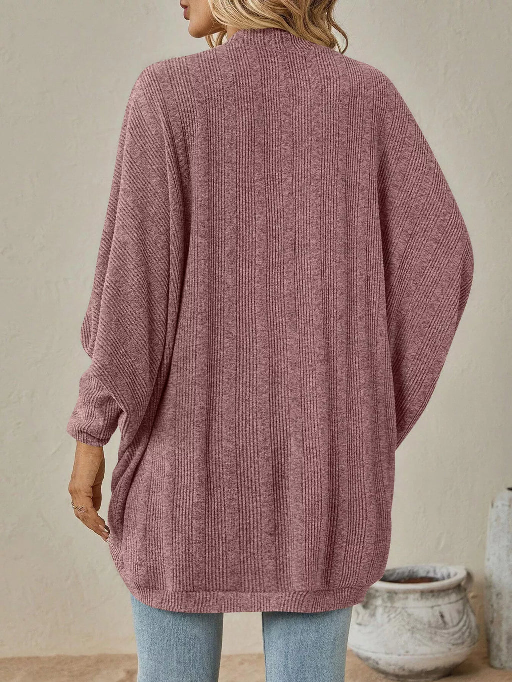 🌷Cozy Oversized Open Front Knit Cardigan
