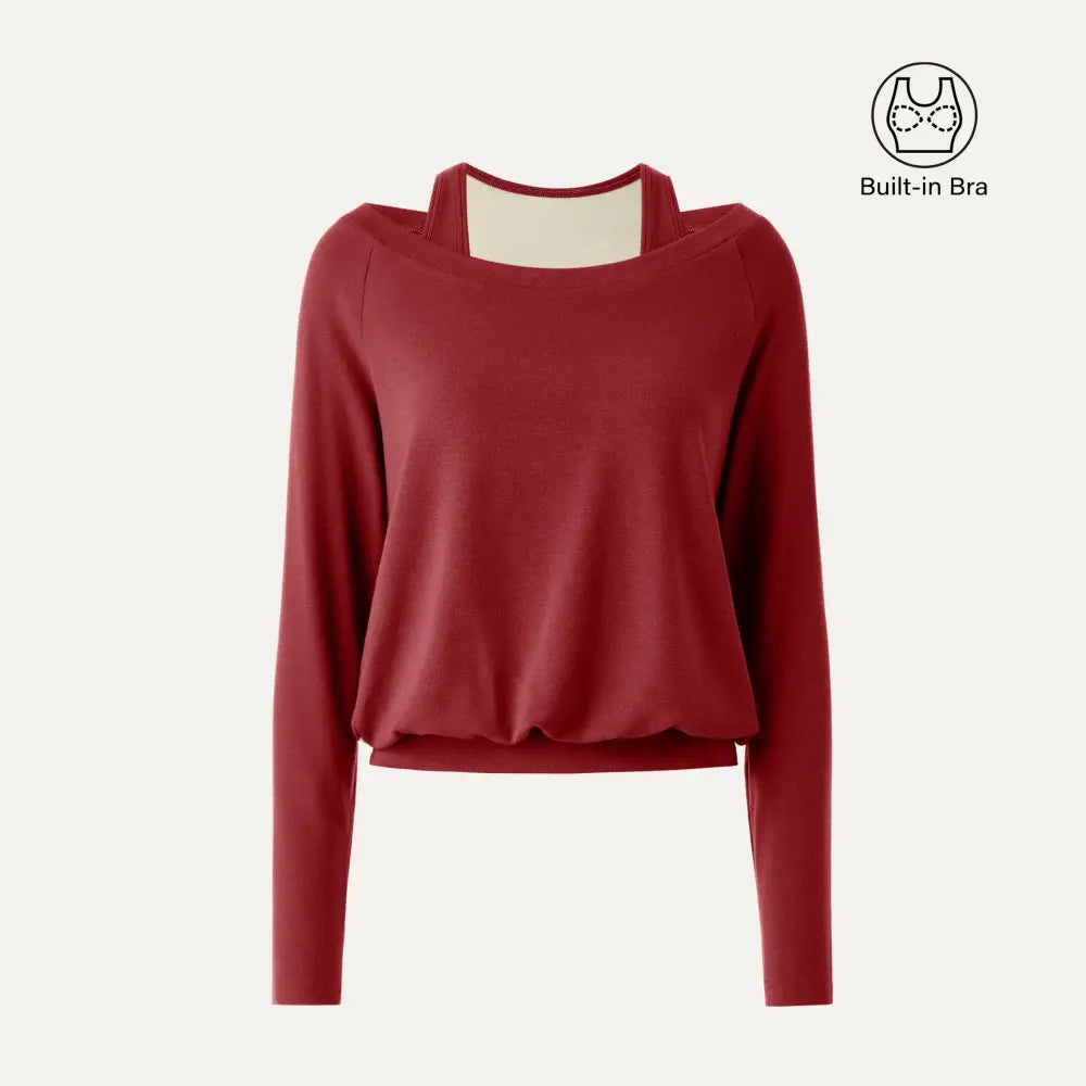 💥Save More | Women's Heat-Tech Long Sleeve Top - Lightweight Everyday Layering Shirt
