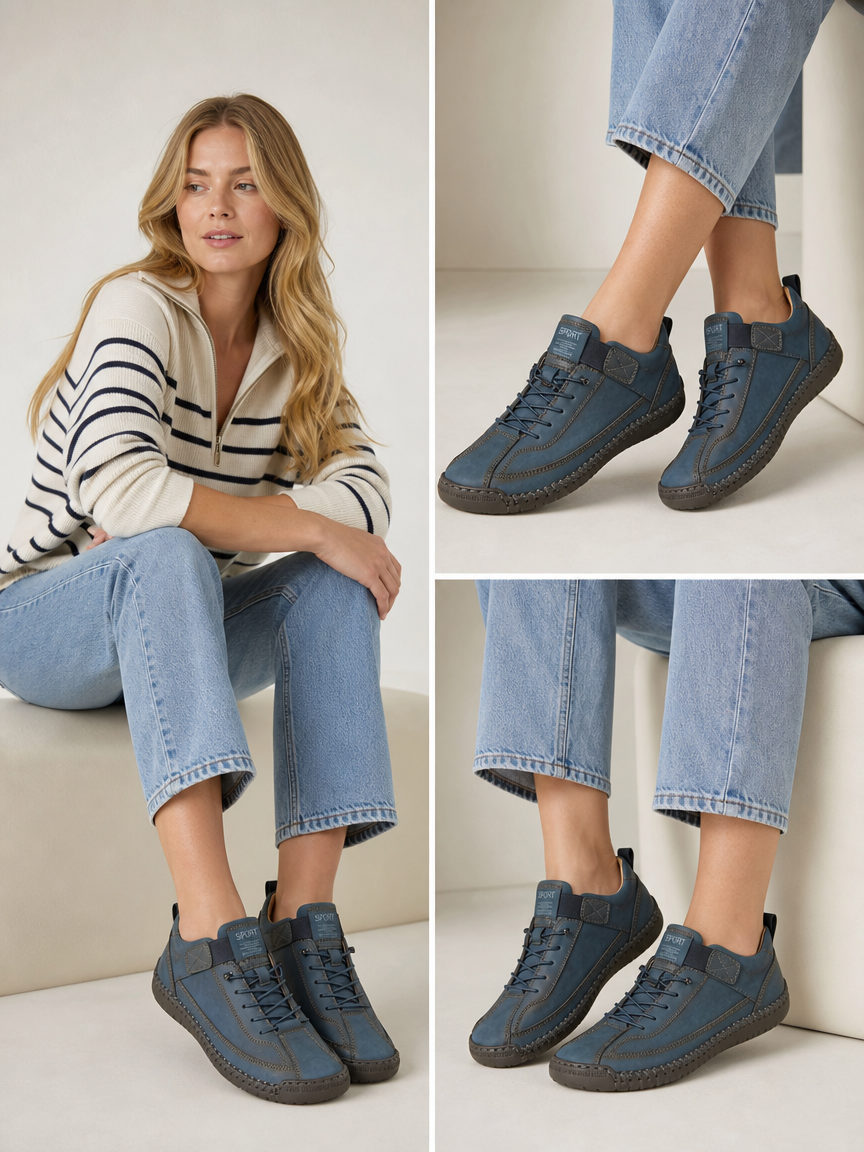 🌸🌸 Hot Sale 🔥Orthopaedic Sneakers｜Great Arch‑Support For Sore Feet🚶‍♀️