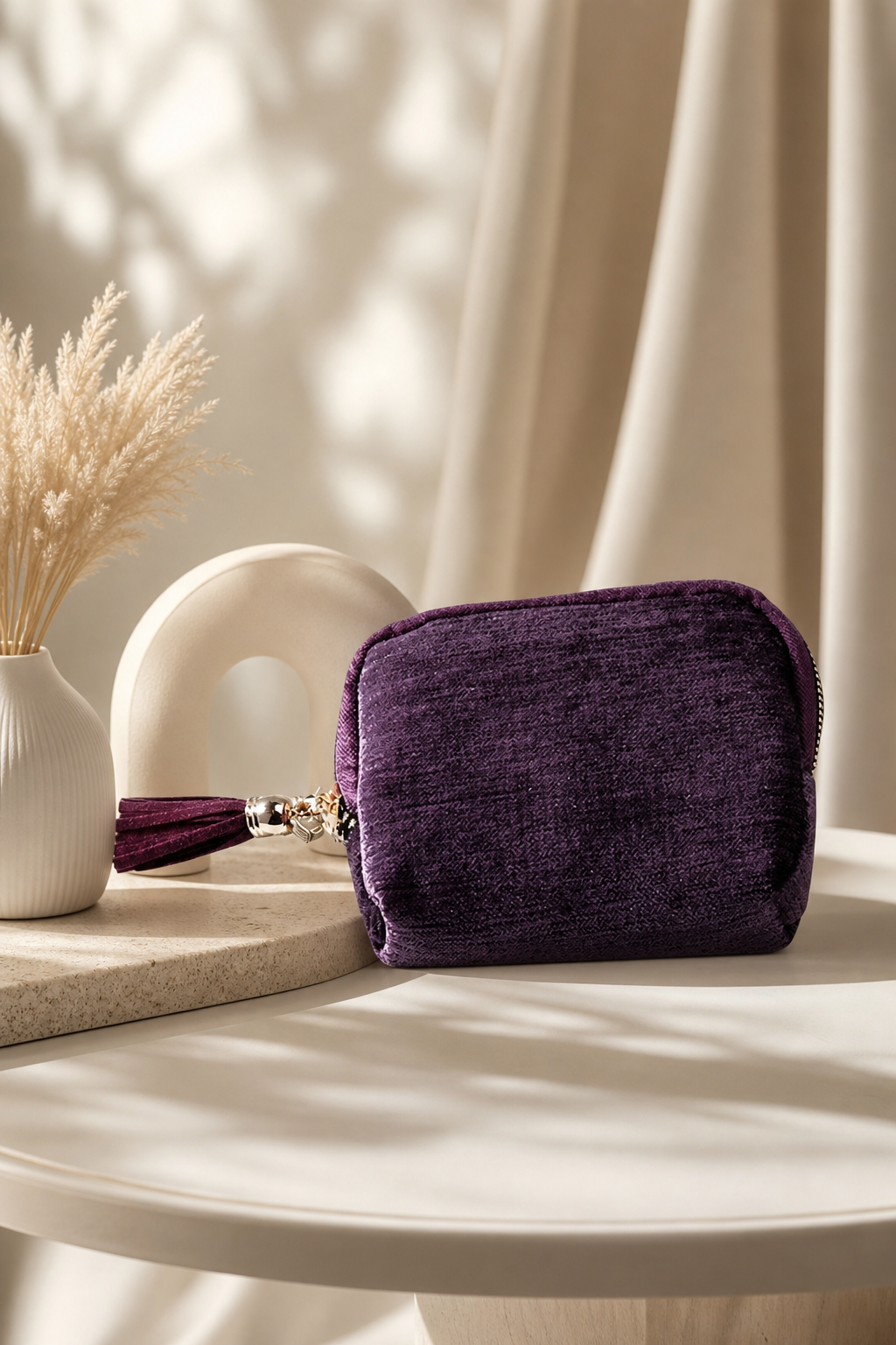 ✨ Compact Tassel Zipper Jewelry Pouch 💎