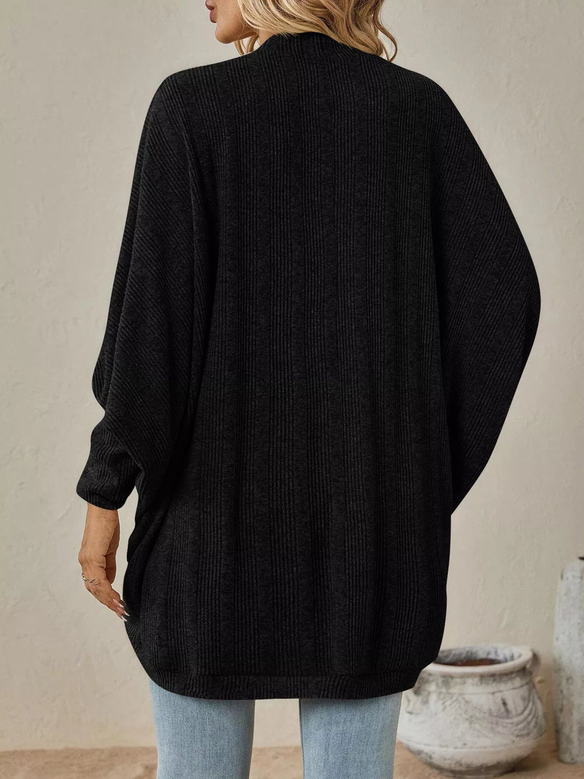 🌷Cozy Oversized Open Front Knit Cardigan