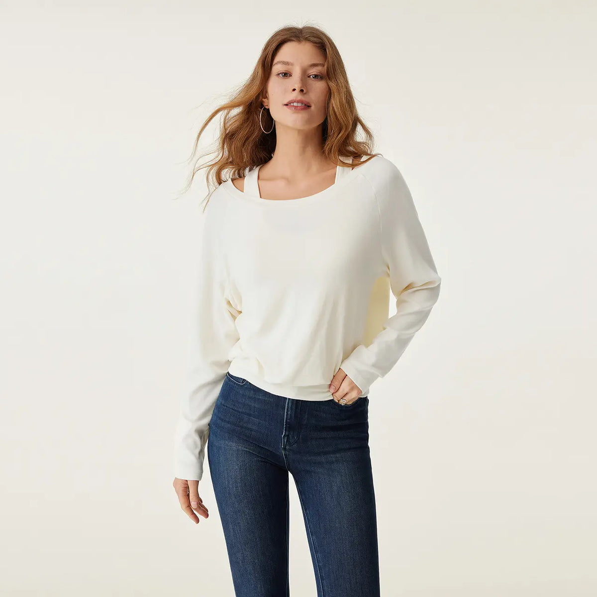 💥Save More | Women's Heat-Tech Long Sleeve Top - Lightweight Everyday Layering Shirt