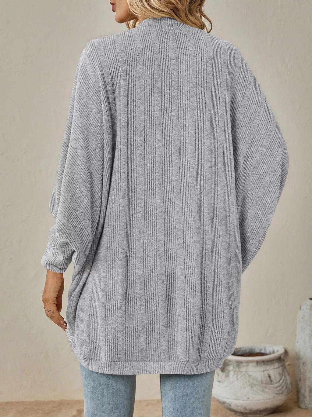 🌷Cozy Oversized Open Front Knit Cardigan