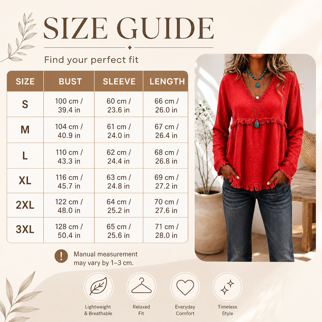 🌾 Western Long Sleeve Tunic Top 🤎