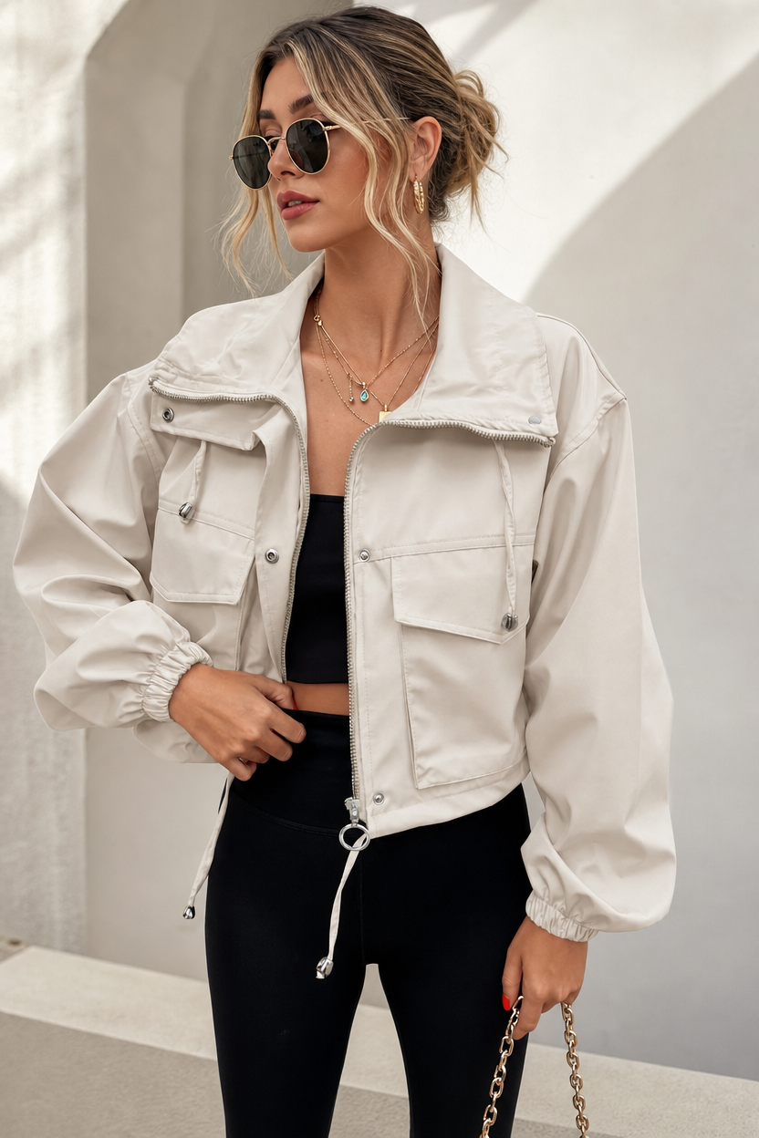 🌸🌸 Lightweight Pocket Women Outerwear 🍂