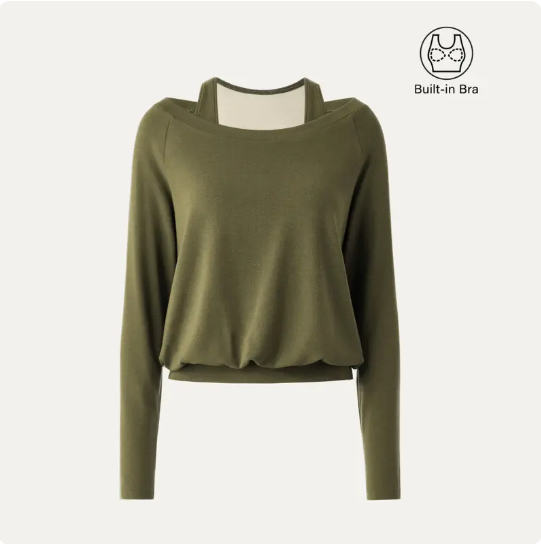 💥Save More | Women's Heat-Tech Long Sleeve Top - Lightweight Everyday Layering Shirt