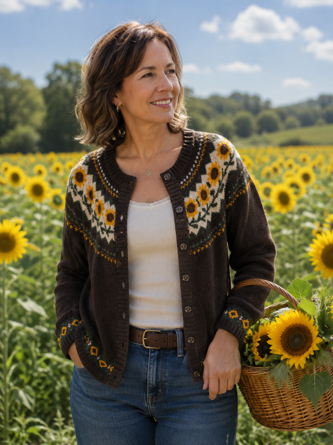🌸🌸Bestseller🔥Personalized Jacquard Knit Sweater 💕