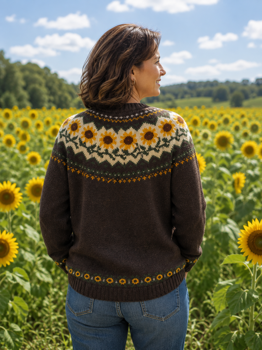 🌸🌸Bestseller🔥Personalized Jacquard Knit Sweater 💕