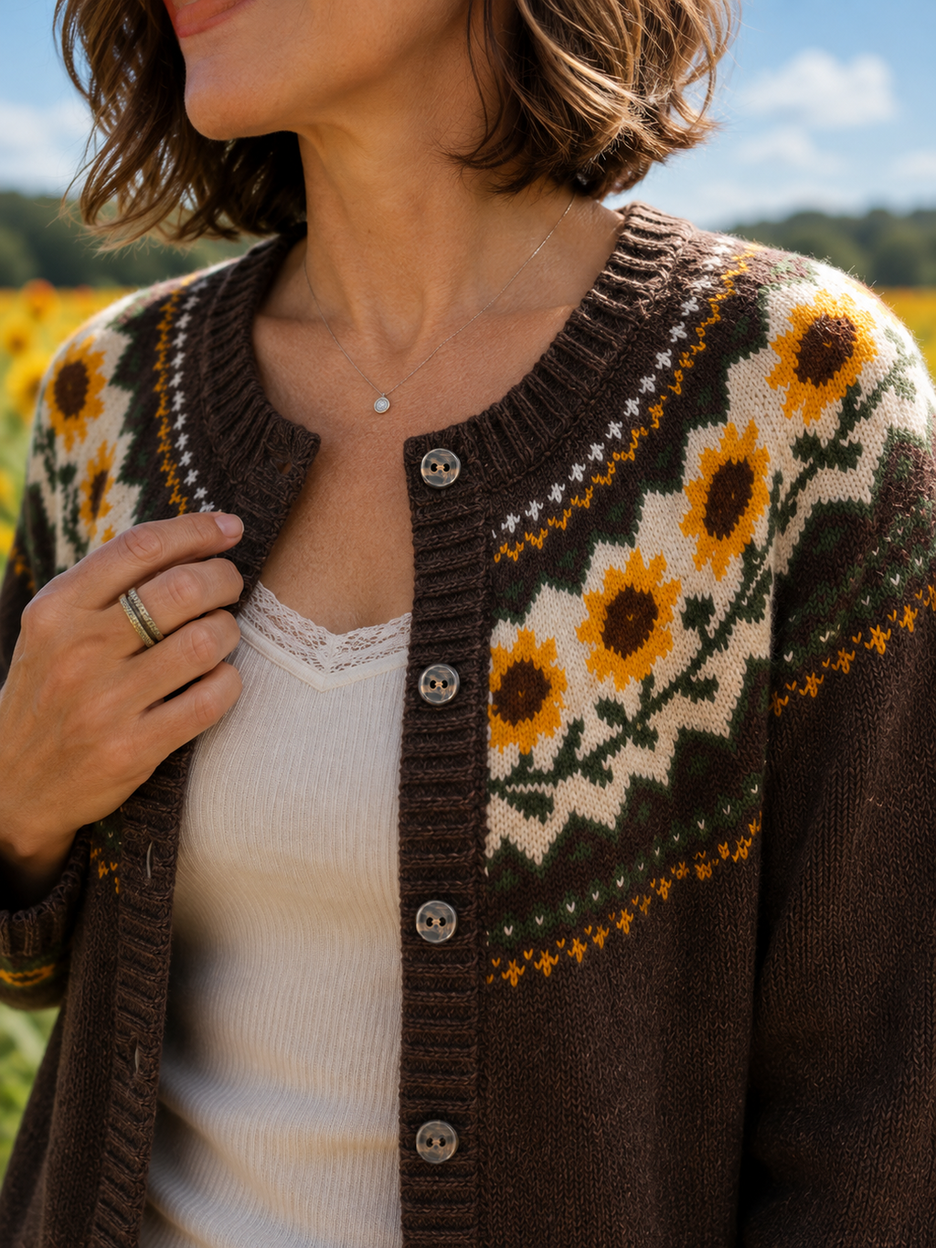 🌸🌸Bestseller🔥Personalized Jacquard Knit Sweater 💕
