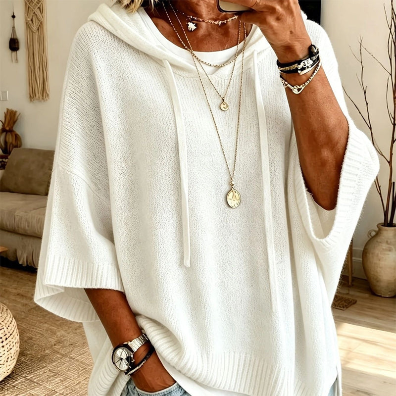 🌸🌸Women's Vintage Distressed Knit Hoodie ✨