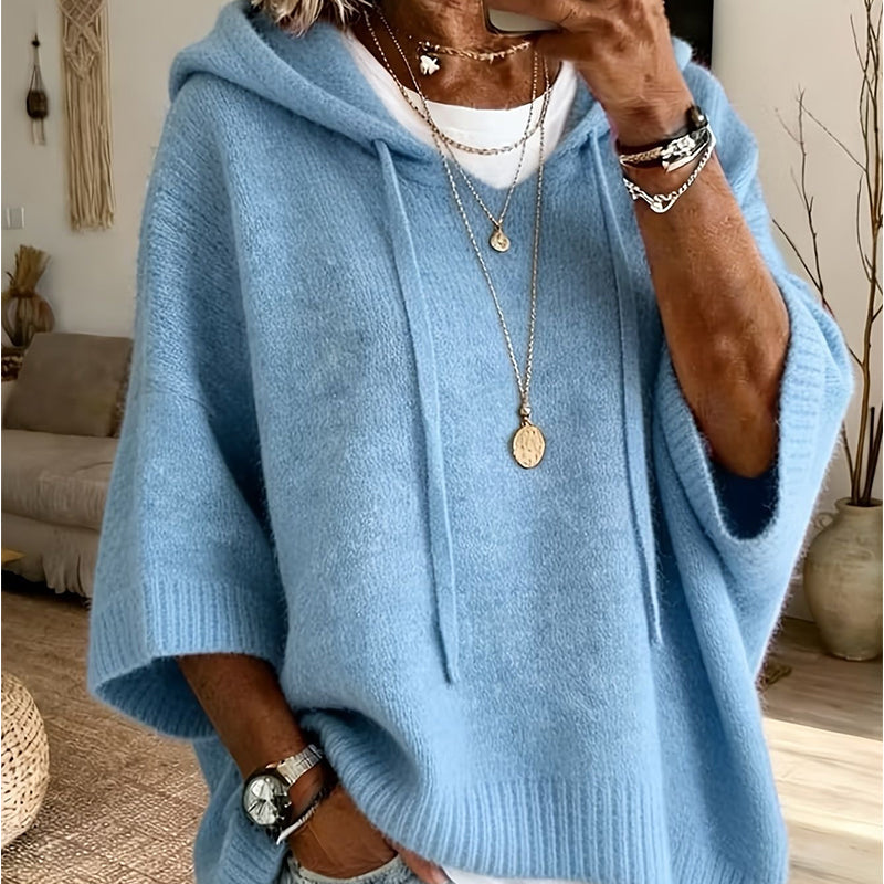 🌸🌸Women's Vintage Distressed Knit Hoodie ✨