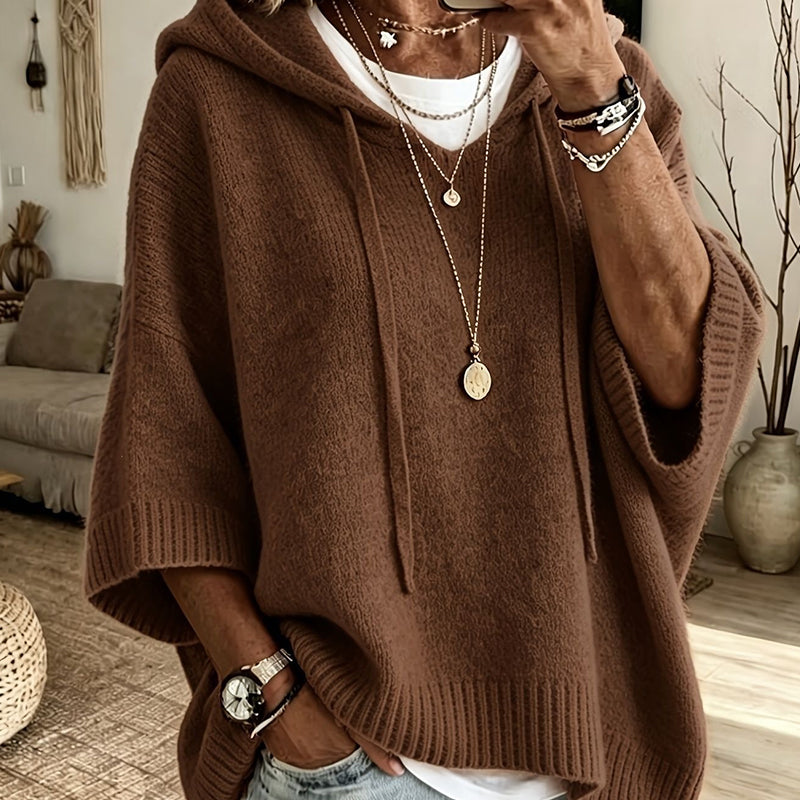 🌸🌸Women's Vintage Distressed Knit Hoodie ✨