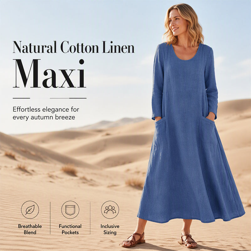 💞💞Women's Solid Color Long Sleeve Dress