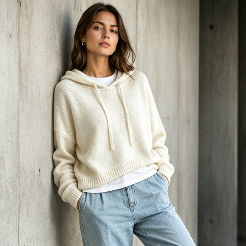 🌿🌿Women's Casual Hooded Knit Sweater