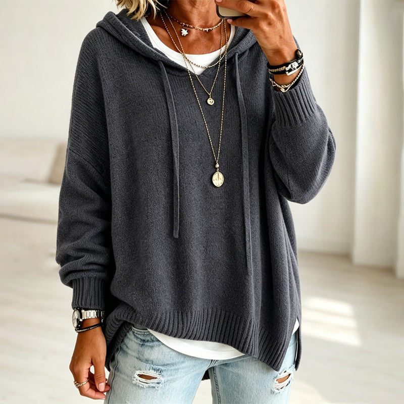 🌿🌿Women's Casual Hooded Knit Sweater