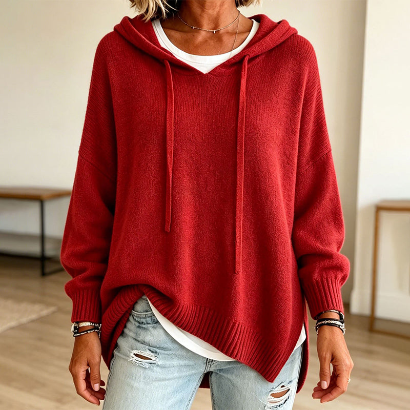 🌿🌿Women's Casual Hooded Knit Sweater