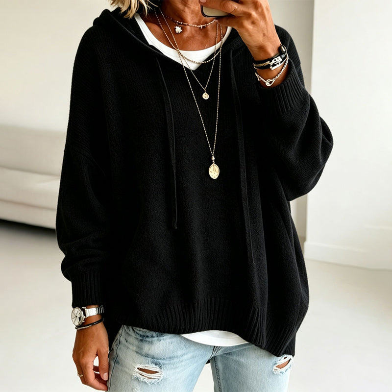 🌿🌿Women's Casual Hooded Knit Sweater