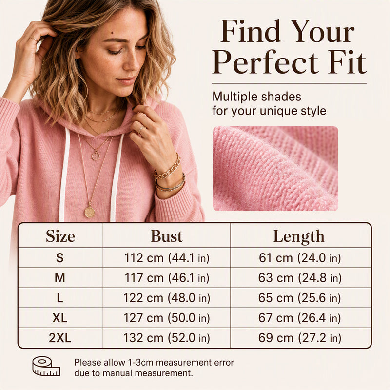 🌿🌿Women's Casual Hooded Knit Sweater