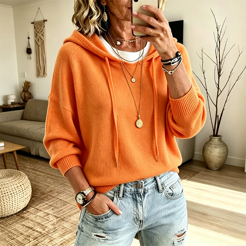 🌿🌿Women's Casual Hooded Knit Sweater