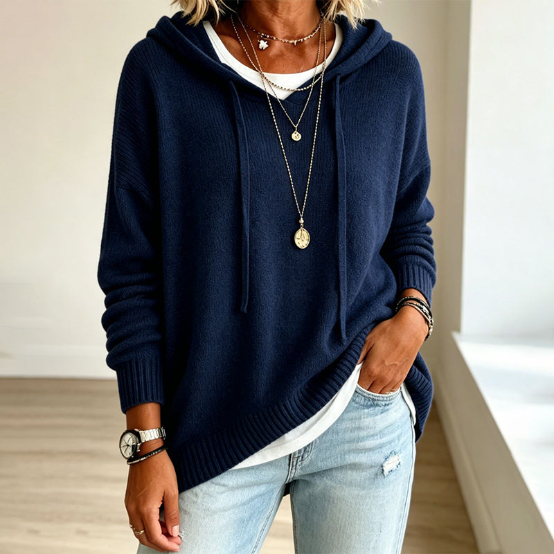 🌿🌿Women's Casual Hooded Knit Sweater
