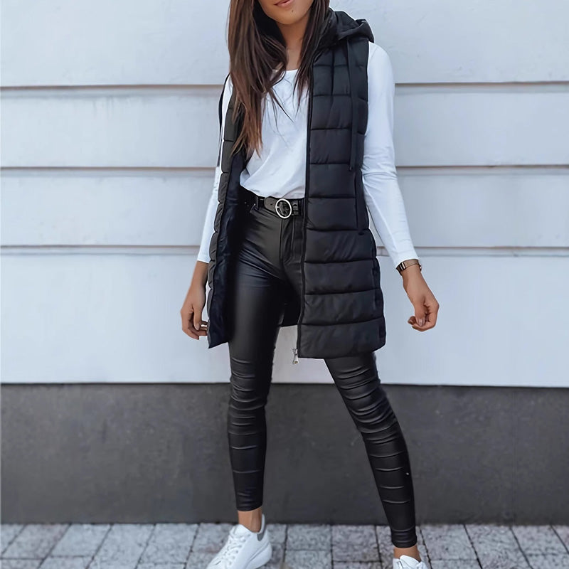 🌷Women’s Zip-Up Long Puffer Vest