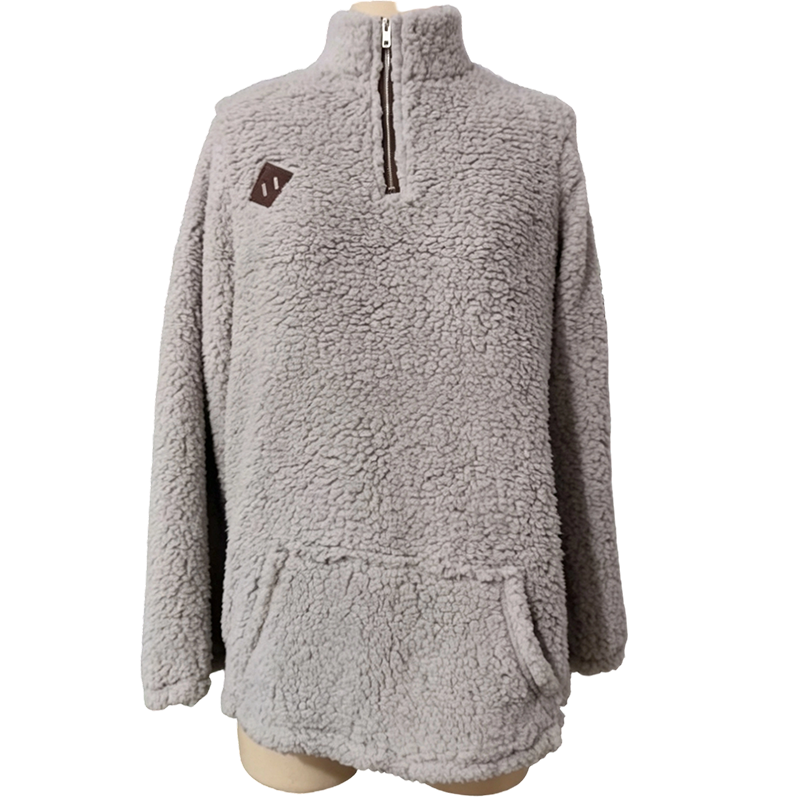 ☁️🍂Women's Cozy Loose-Fit Half-Zip Pullover
