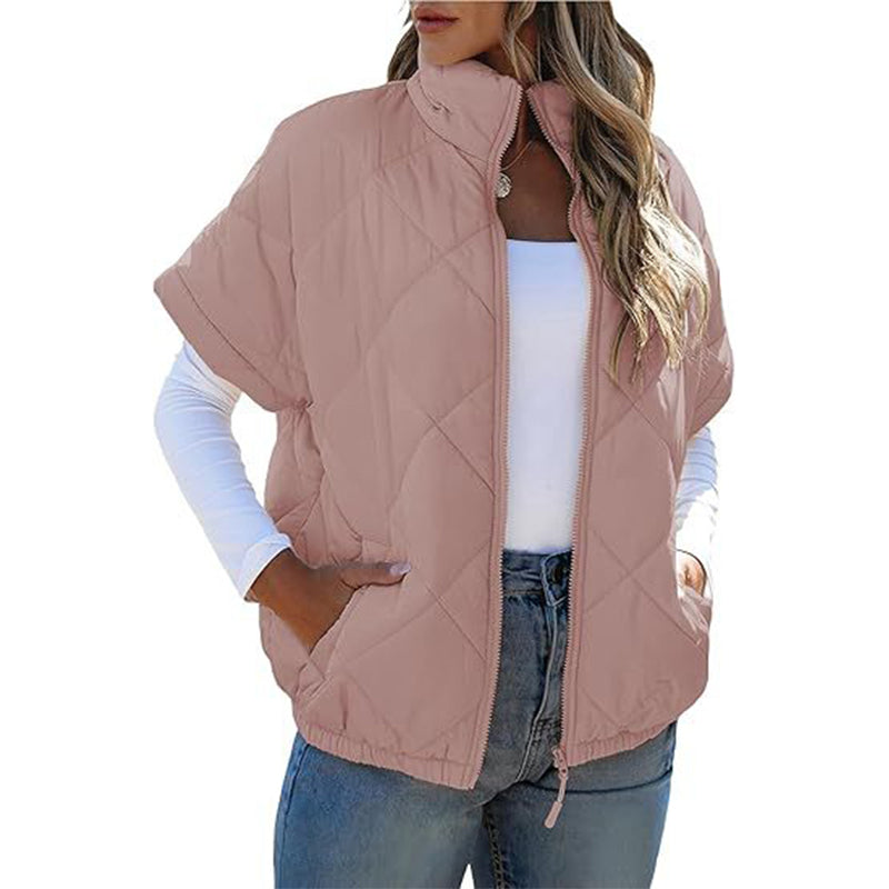 🍂👚Varm vattert vest for kvinner