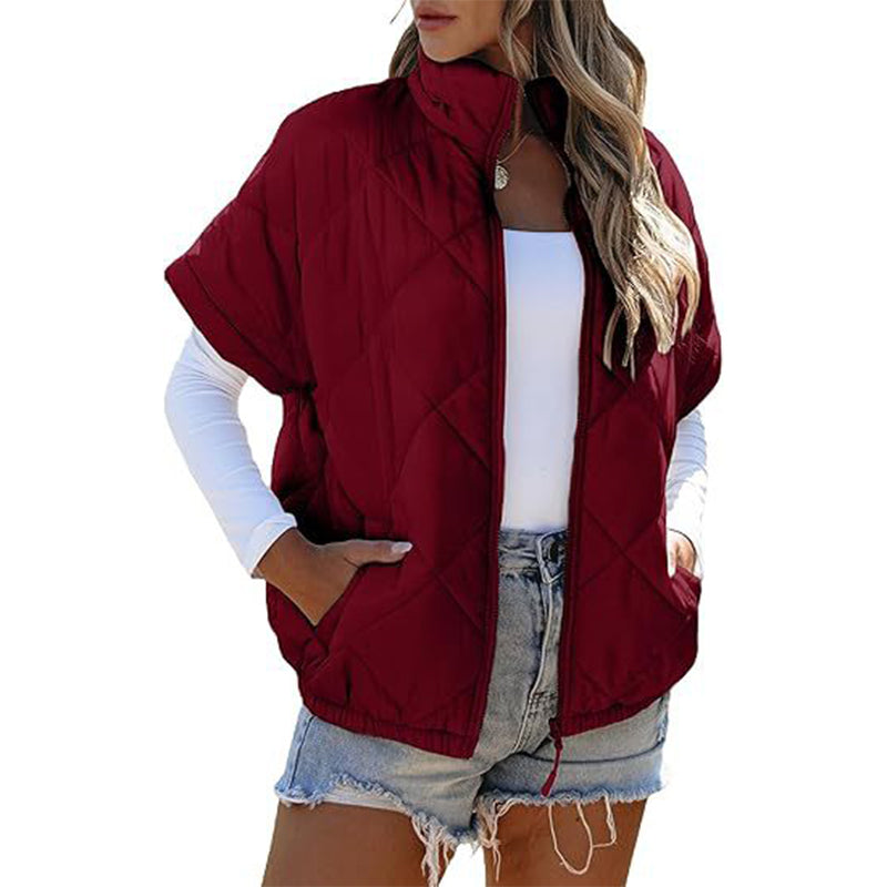 🍂👚Varm vattert vest for kvinner