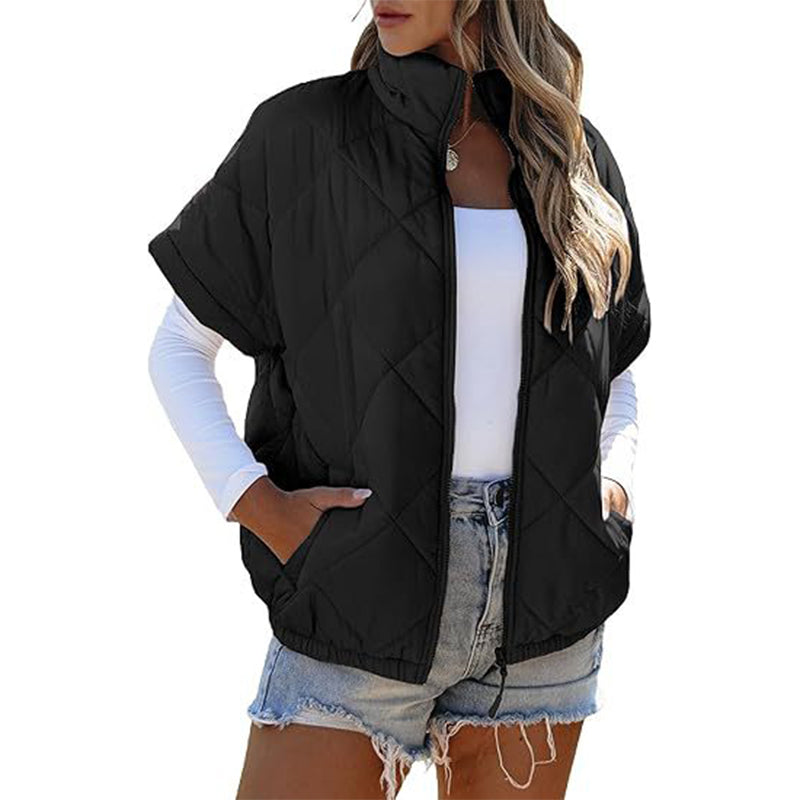 🍂👚Varm vattert vest for kvinner