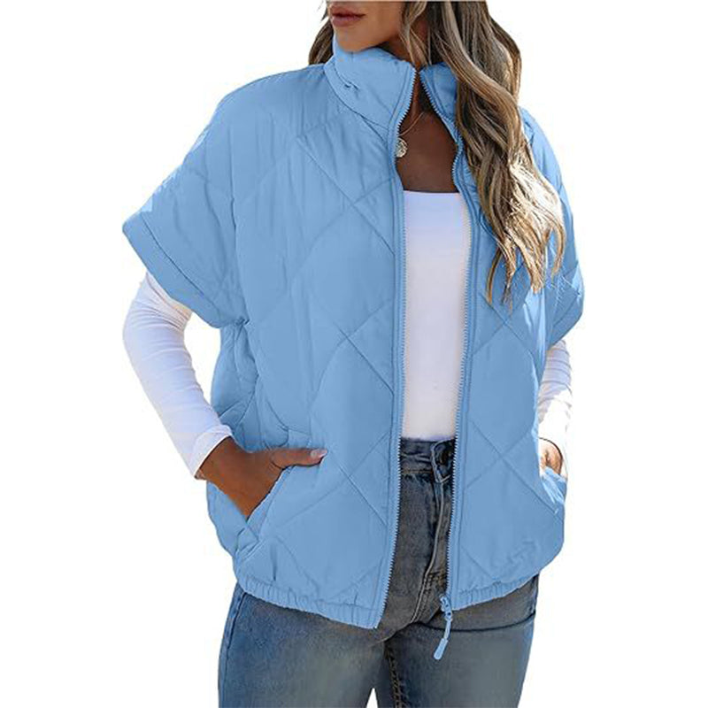 🍂👚Varm vattert vest for kvinner