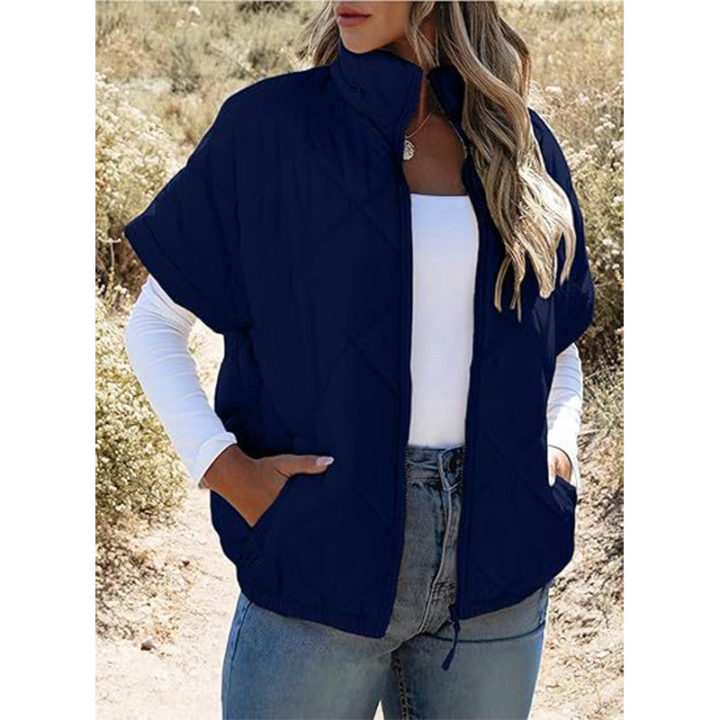 🍂👚Varm vattert vest for kvinner