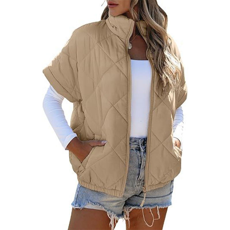 🍂👚Varm vattert vest for kvinner